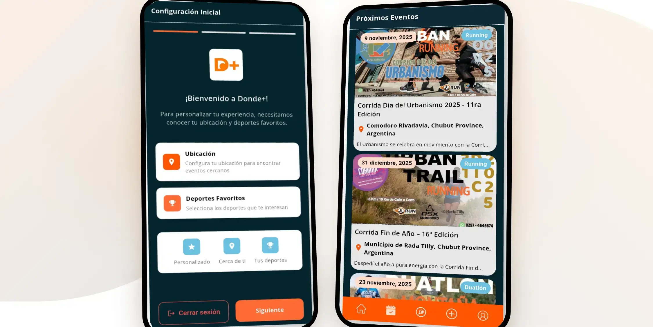 D+ App para Organizadores